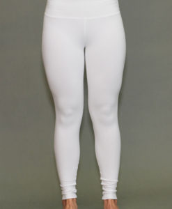 Organic Cotton Yoga Legging - Kundalini White