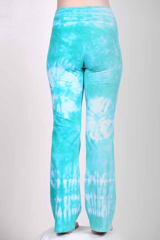 tie dye yoga pants flare